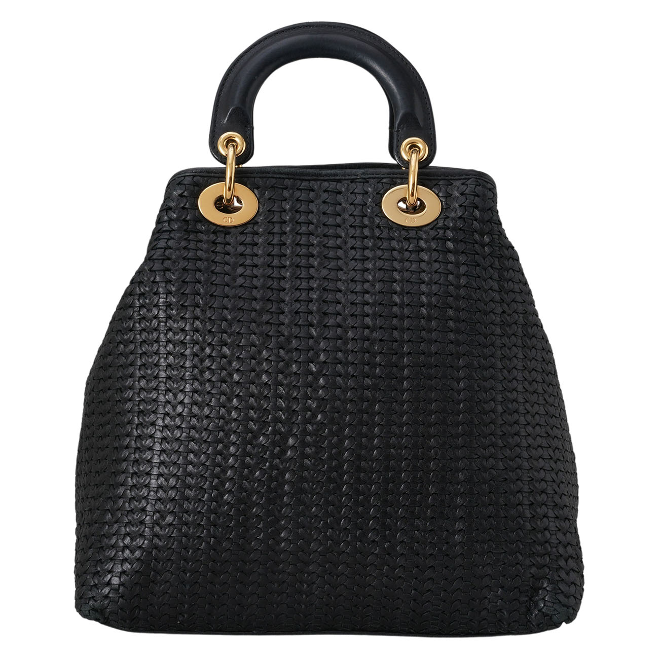 CHRISTIAN DIOR(USED)디올 레이디 디올 위빙 레더 토트백